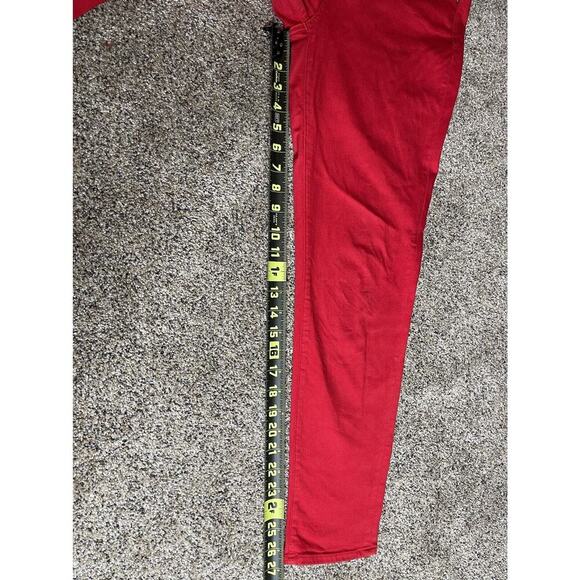 TREASURE & BOND Size 29 Red Stretch jeans Mid Rise Stretch - Picture 11 of 11
